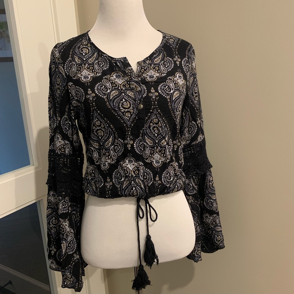 Kendall and Kylie Jenner boho crop top